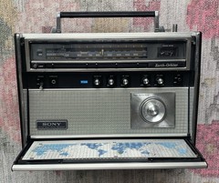 SONY 10Band Receiver AM/FM/AIR/PSB/LW/SW 1-5/BFO Model CRF-5100 , Tested/Works