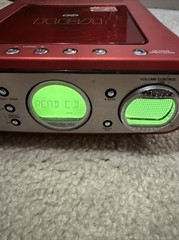RCA RS2035RD CD R/RW Stereo Radio Tuner Red Metallic TESTED