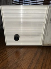 Vintage Bradford Radio and Clock, Model 91025 Light Beige ~Not Working