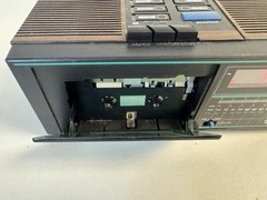 Vintage AM/FM LED Clock Radio Cassette Player Model 4710A
