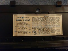 SUPERIOR QUALITY GENERAL ELECTRIC MODEL P4830 FM RADIO MADE IN HONG KONG