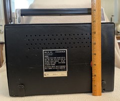 Vintage Hanimex Multiband Radio Receiver Model 7640 AM FM CB Hong Kong AS IS