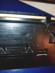 Vintage 80’s Sanyo AM/FM Radio Cassette Boombox | Model WC 2000