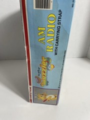 Vintage Rare 1985 Nasta Power Tronic WUZZLES BUTTERBEAR AM Radio Strap Hong Kong