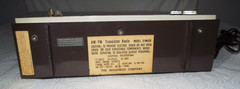 VINTAGE MAGNAVOX AM/FM TRANSISTOR RADIO BEDSIDE ALARM CLOCK MODEL 2FM018 READ!!!