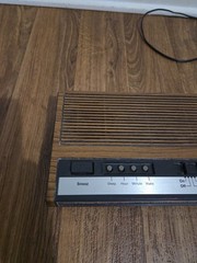 GE Vintage Wood Grain Digital Clock AM/FM Radio Alarm Clock Model 7-4633D
