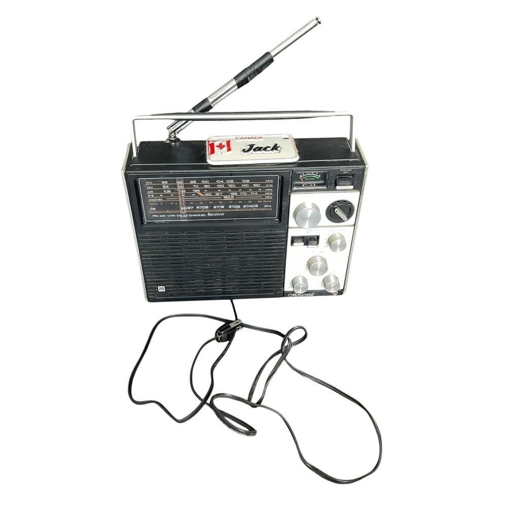 Vintage Monteverdi Radio FM AM VHF Receiver Lloyds Model N731A Series 283A FLAW