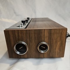Panasonic RC-7053 Woodgrain Flip Clock Radio Alarm AM FM w/Day Display READ