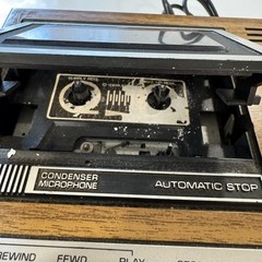 VTG GE General Electric 7-4975B AM/FM/Cassette Tape Clock Radio Recorder