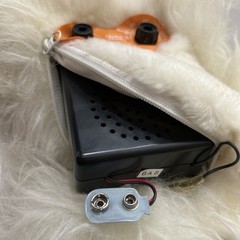 Vintage 1980s Radio Shack Plush Cat AM/FM Radio Fluffy White Persian Kitty WORKS