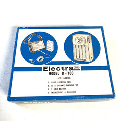 Electra Model R-700 Portable Radio In Original Box From WSAI Radio