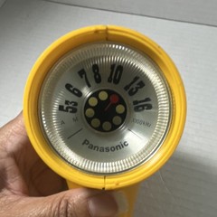 Vintage 1970s Yellow Panasonic Toot- A- Loop AM Radio R72 Works