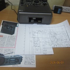 SONY ICF-5900 Sky Sensor 5-band Radio Later Model w/Separate Timer Apter Working