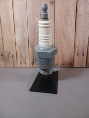 Vintage Champion Spark Plug Radio Display UNTESTED Made In Japan