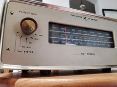 Vintage 1960&rsquo;s Voice of Music Tuner Model #1465 Powers Up but Untested / No Amp