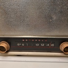 Vintage Motorola Dial Radio 63X Made in the USA Untested for parts Only