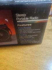 Magnavox D1670 Stereo Portable Radio Vintage NEW IN BOX