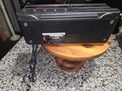 Vintage 1980&rsquo;s Sound Design Alarm Clock Radio Cassette Player 3827CBK AM / FM