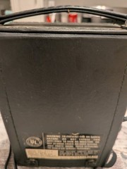 Vintage Lloyds Portable Radio AM/FM AC/DC 289A Series Model N710 With Case Works