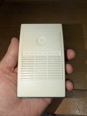 Vintage Motorola 6T Transistor Radio Model XP40EE Portable Black & White- Tested