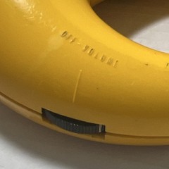 Vintage 1970s Yellow Panasonic Toot- A- Loop AM Radio R72 Works