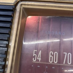 TOSHIBA Vintage Radio Vacuum Tube Radio Analog Meter Retro Working Condition JP