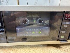 JVC KD-V44J Cassette Deck Silver Vintage W/Box & Manual, Clean! Working!