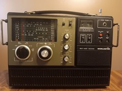 Vintage Worldstar MG-6000 Multi-Band Radio & Radioshack Pro-95 Trunking Scanner