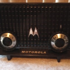 Motorola 56R Model Vintage Tube Radio, Black Excellent/Near Mint Working 📻 🔥