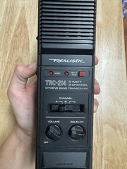 Realistic TRC-214 Walkie Talkie Vintage 80s Nostalgia Stranger Things WORKING