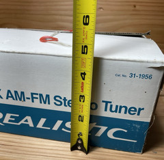 Vintage TM 150 Stereo AM/FM Radio Tuner 31 1956 Realistic/Radio Shack New opened