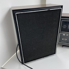 Vtg Motorola Stereophonic FM AM Stereo Radio & Speakers Model TT39FW Japan made