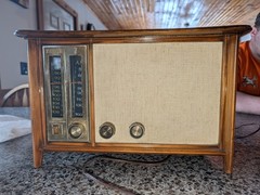 Vintage 1960s Zenith Long Distance Am/Fm Radio Model N731 Working Man Cave