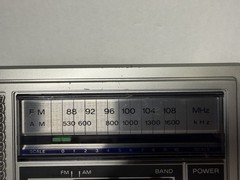 Panasonic RF-559 AM/FM Portable Radio Analog 2-Band Receiver Tested No Handle