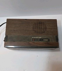 Vtg General Electric GE Flip Clock AM/FM Radio 7-4305F – For Parts Or Repair