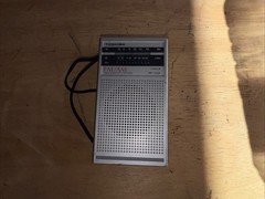 Vintage Toshiba AM/FM Portable Radio RP-1150F Tested And Working Antennae Strap