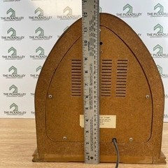 VAC 77-5600 Cathedral Style AM FM Wood Tabletop Radio Vintage Brown Arched MCM