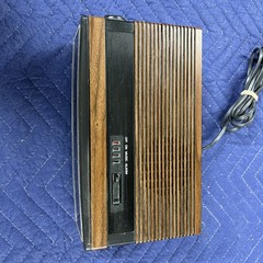 Vintage GE General Electric Clock Radio Walnut Grain Finish Model 7 4305C Retro
