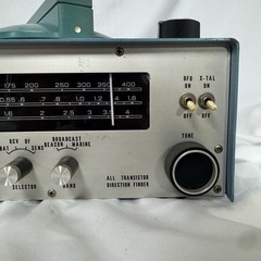 Vintage All Transistor Direction Finder Radio Beacon Marine Receiver Made Japan