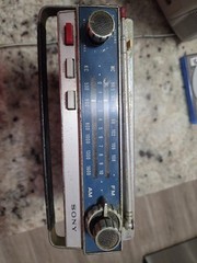 Vintage Sony 7F-74w Receiver 11 Transistor 4 Band Frequency Radio WORKS Japan