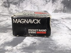 Magnavox AM Pocket Radio D1066 Original Box Working With Video Demo Vintage