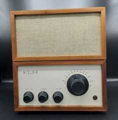 Replacement Grill KLH Model Eight Table Radio & Thirteen Speaker GOLDish TAN NEW