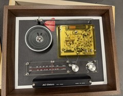 NOS GM AC Delco PR 200M FM/AM Wall Radio. Dealership Rare Promotional Item Chevy