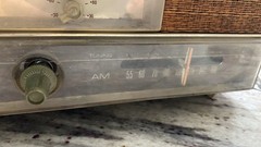 General Electric Vintage Dual Speakers Radio