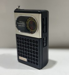 Vintage Candle Portable AM FM Solid State Radio Japan Retro 1970s 1980s Works