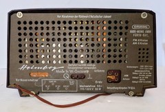 Vtg 1950 Grundig Heimboy 1, West Germany AM/FM Tube Radio, Museum Rare, Works!