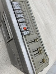 Showa Retro National Boombox RX-5100 Powered on, Working Condition: Poor