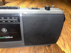 VTG GE 3-5264A AM/FM Radio Cassette Recorder Portable Boombox Tested Working