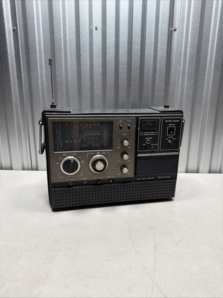 Readers Digest RDA-127 Multi-Band Radio Receiver AM/FM Shortwave – Working!