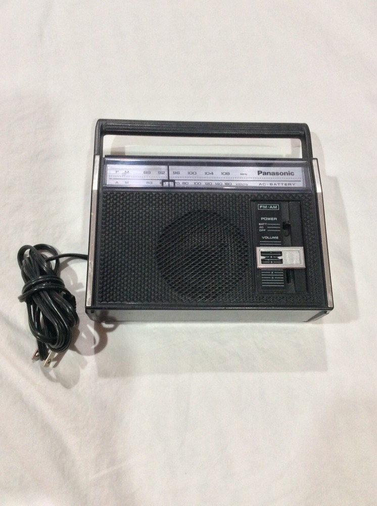 Panasonic AM-FM AC Battery 2-Band Receiver-Tested.